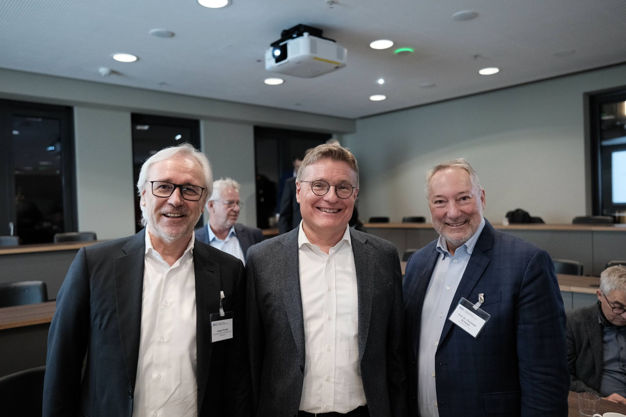 Jürgen Sonder, Hubertus Väth und Prof. Dr. Christoph Schalast beim BKS-Roundtable 2025