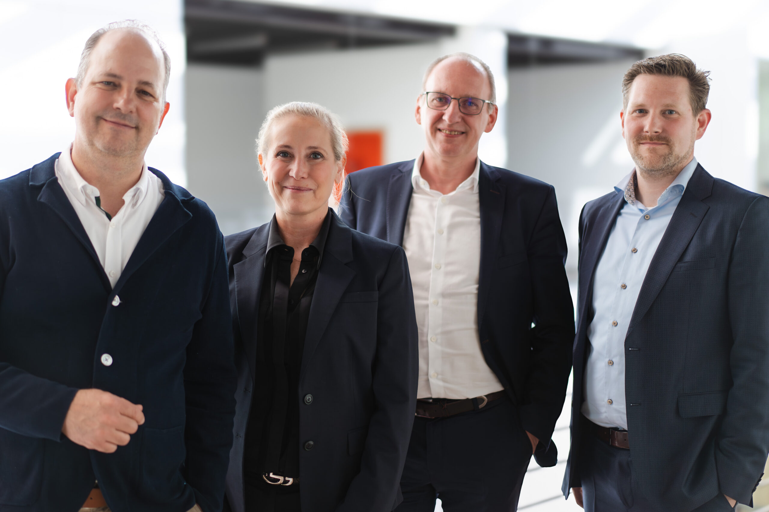 Die Spitze des BKS-Präsidiums: Dr. Marcel Köchling, Sandra Pfeiffer-Szech, Holger Rampe und Christian Kirmeier